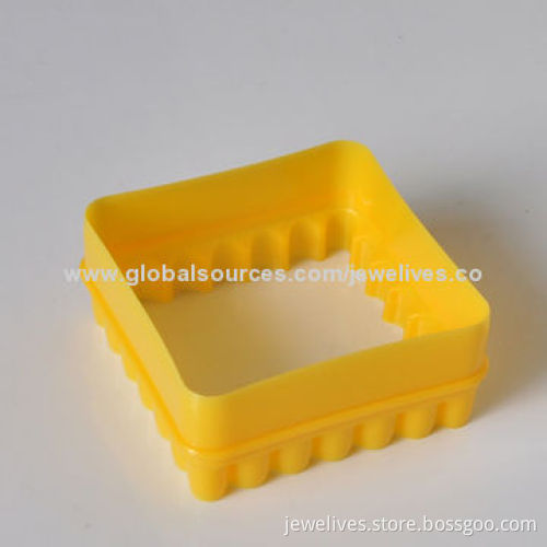 Plastic Fluted Cookie Cutters, Square, Food SafeNew